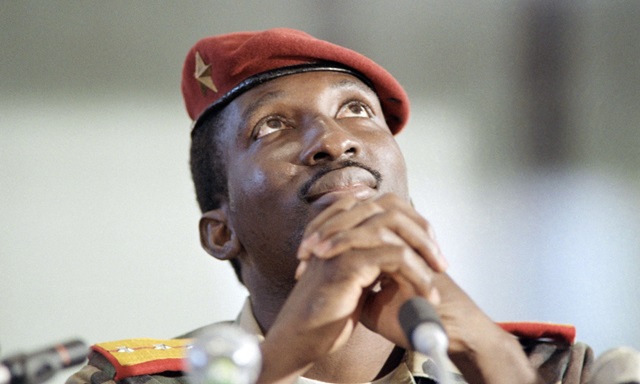 Captain Thomas Sankara during a non-aligned summit in Harare- Credit - Africa Facts
