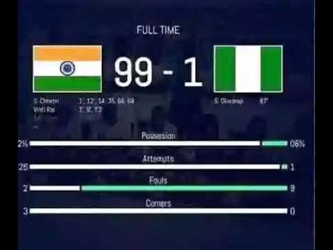 Did India Beat Nigeria 99 1?