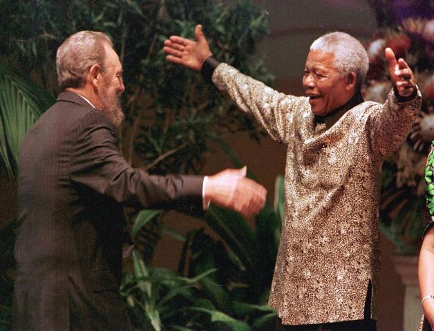 Fidel Castro and Nelson Mandela Credit AP Photo Tim Zielenbach