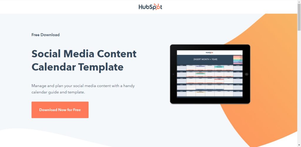 HubSpot’s Excel Content Template