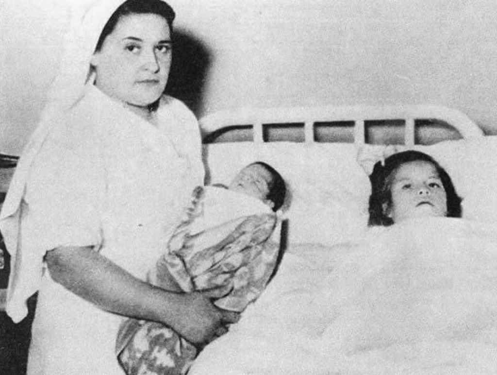 Lina Medina is the world’s youngest mother in medical history. At the time of delivery, she was 5 years, 7 months, and 17 days old. Source: RareHistorical photos com