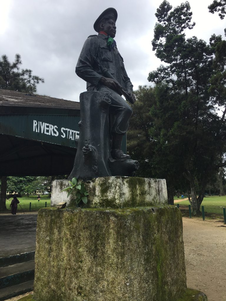 Monument of Isaac Adaka Boro. Source: Wikimedia Commons