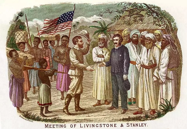 Stanley meets Livingstone credit Fototeca Storica Nazionale Getty Images