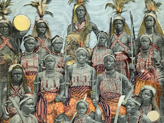 The Woman King tells the story of the Agojie, an elite, all-woman army in the West African kingdom of Dahomey. Photo by Chris Hellier Corbis via Getty Images