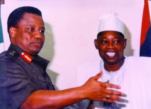 Ibrahim Babangida and Moshood Abiola