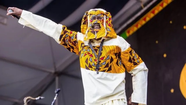 Lagbaja's unique style of music is often compared to Fela