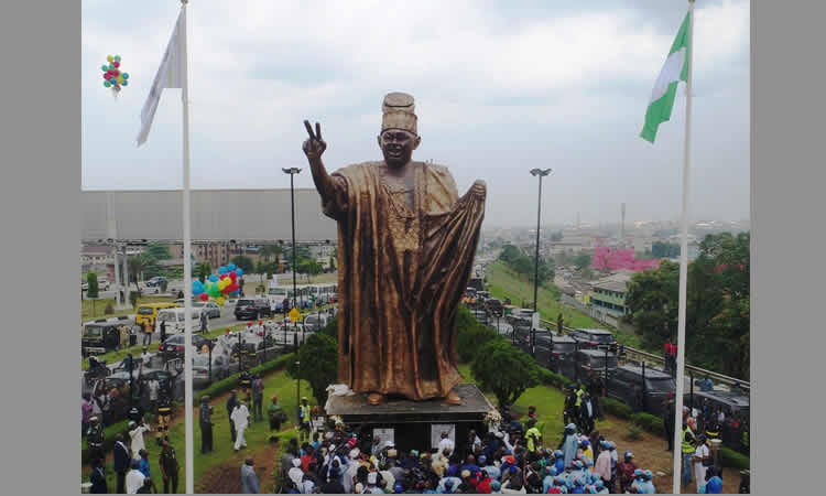 MKO Abiola Statue in Lagos State