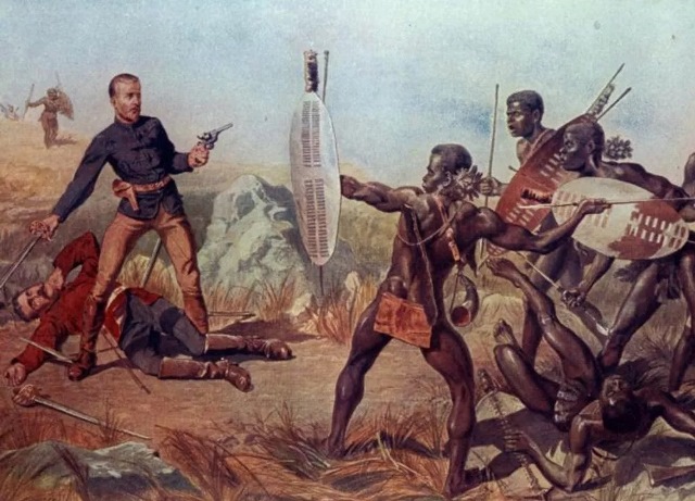 Shaka Zulu thought firearms weren't effective against charging spearmen. Image source: Enriquecardova/public domain