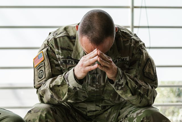 PTSD can affect war veterans or military personnel