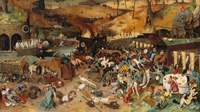 A Depiction of the Black Death.  Wikimedia Commons