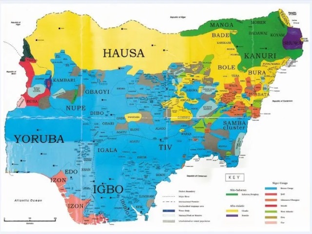 Distribution of Nigerian Languages