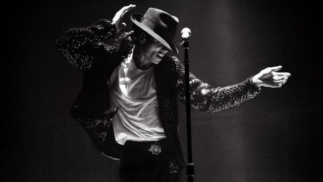 MJ - the King of Pop performing on stage.