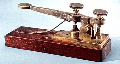 The Telegraph was invented during the industrial revolution. Since then, better communication devices such as cell phones and digital applicances like computer systems have been invented.