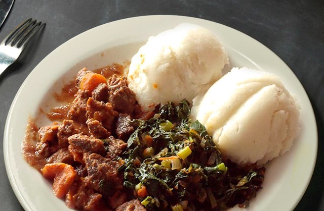 Ugali ranks high among East African cuisine