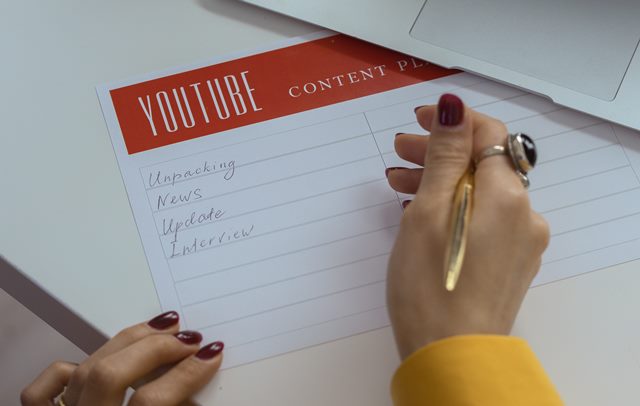 Creating a content plan or schedule is one of the best ways to stay consistent on YouTube