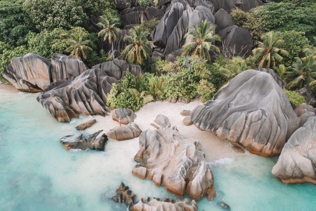 Anse Source d'Argent in Seychelles is one of the most ravishing African beaches with beautifully shaped rocks and clear waters.