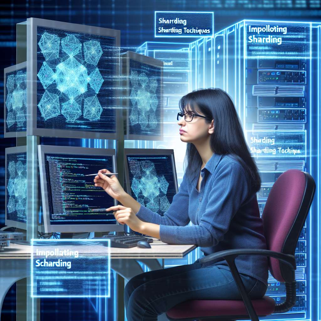 Creating Scalable Blockchain Networks with Sharding Techniques